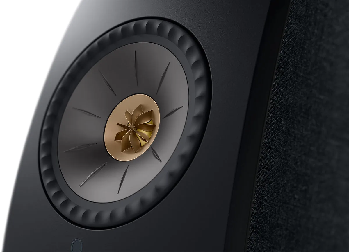 KEF LSX 2 Noir   S1 Gris Enceintes sans fil hi-fi