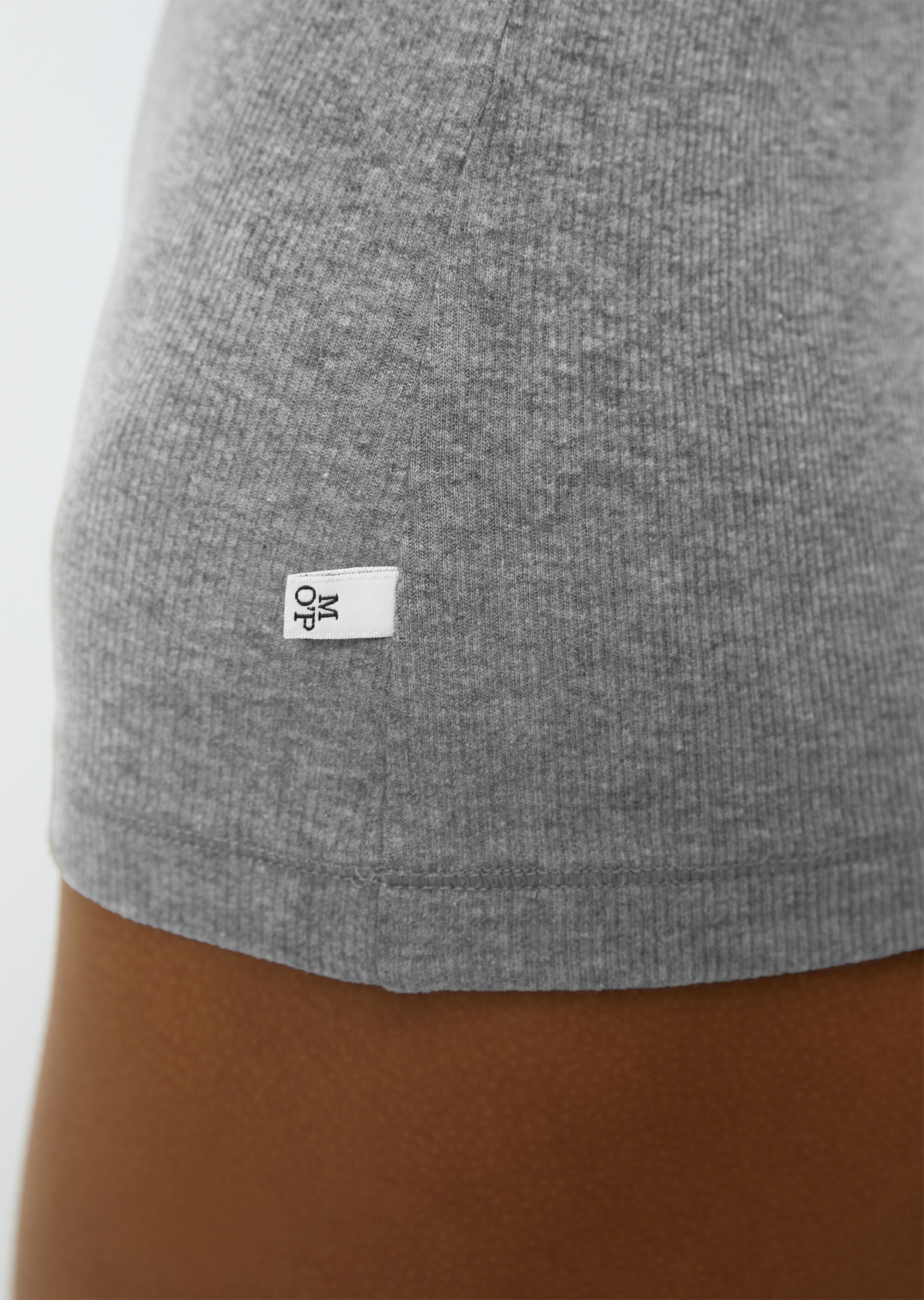 Feinripp-Tanktop slim aus reiner Bio-Baumwolle