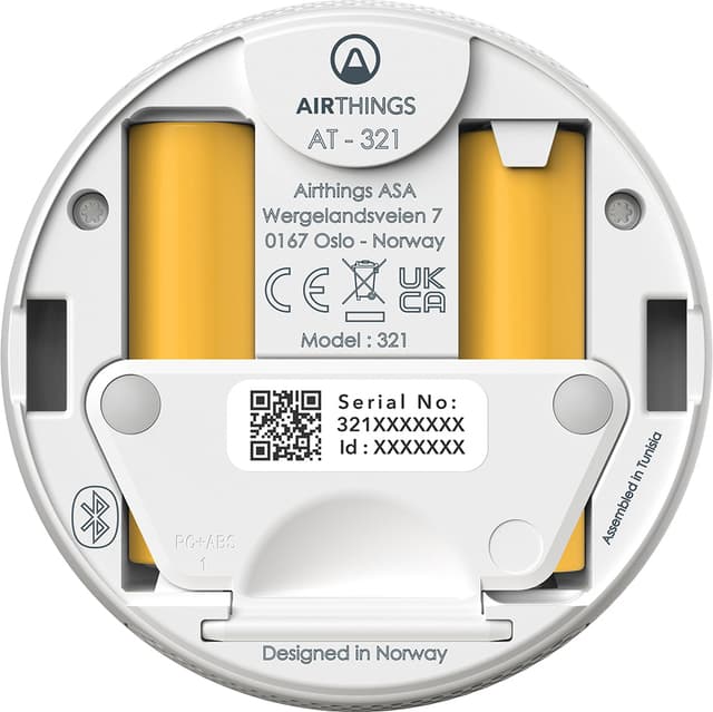 Airthings Wave Enhance indendørs luftkvalitetsmåler 3302775 (hvid)