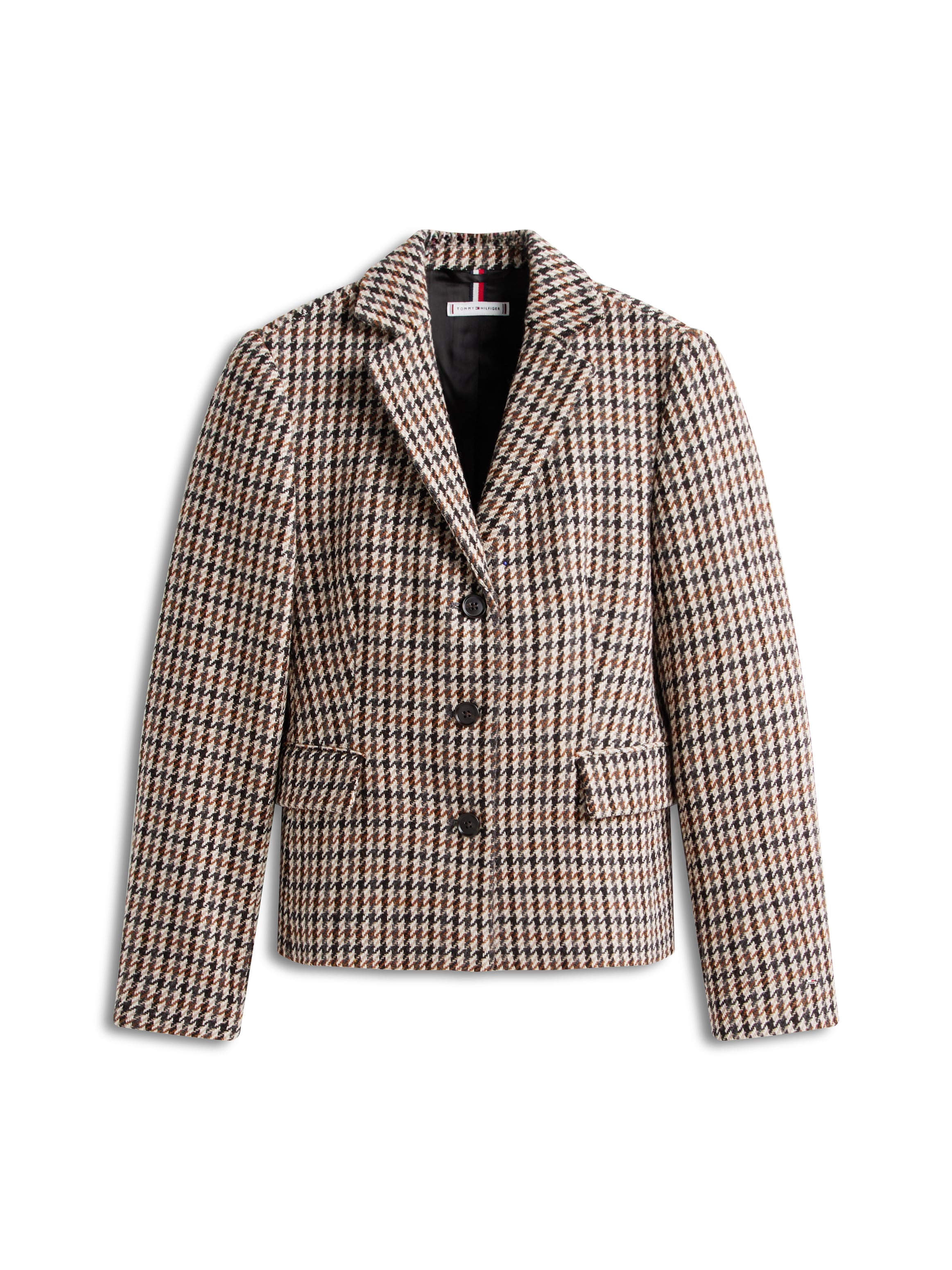 Tommy Hilfiger Kurzblazer »HERITAGE CHECK BLAZER«, aus reiner Wolle