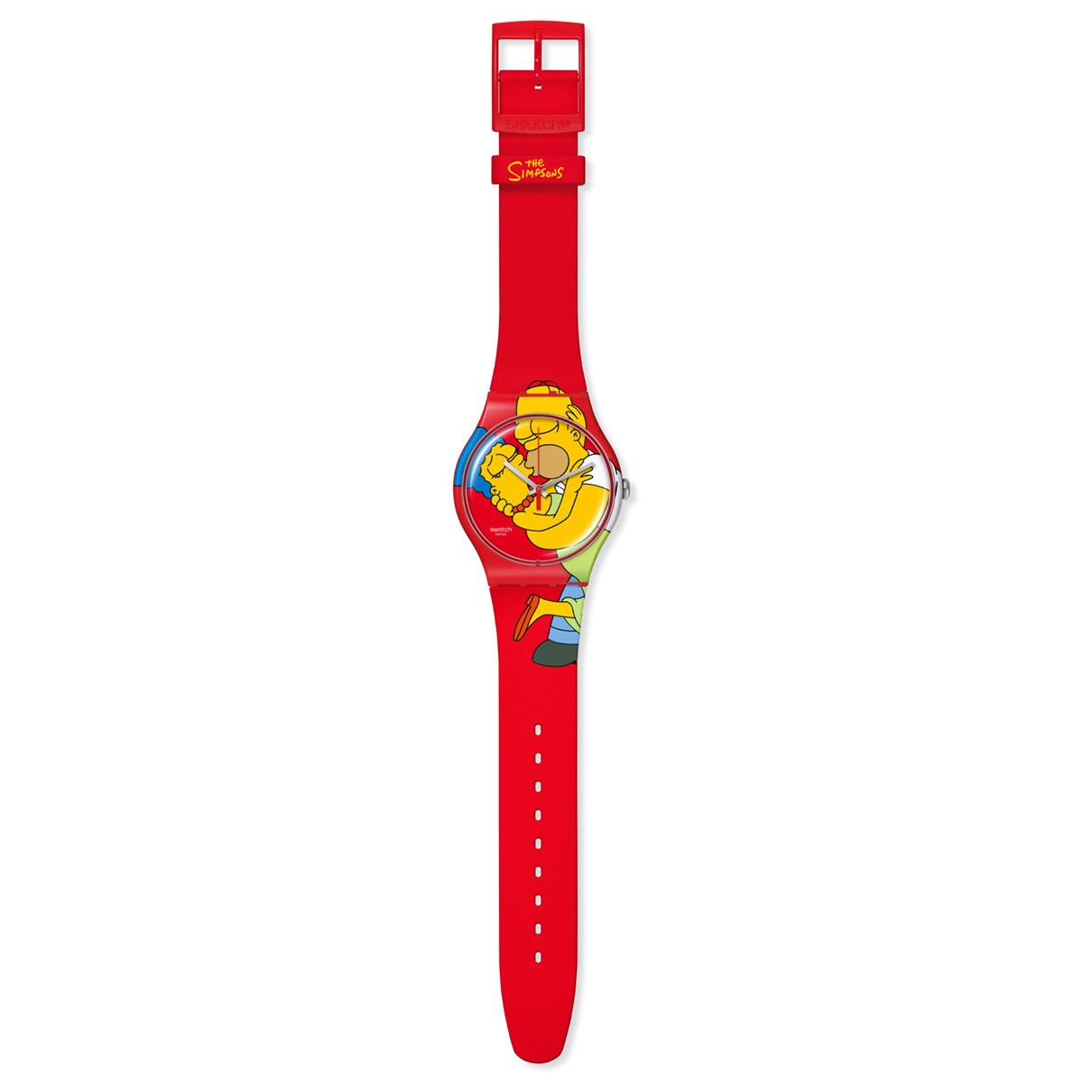 Montre Swatch collection The Simpsons Swett EmbraceEdition Saint Valentin