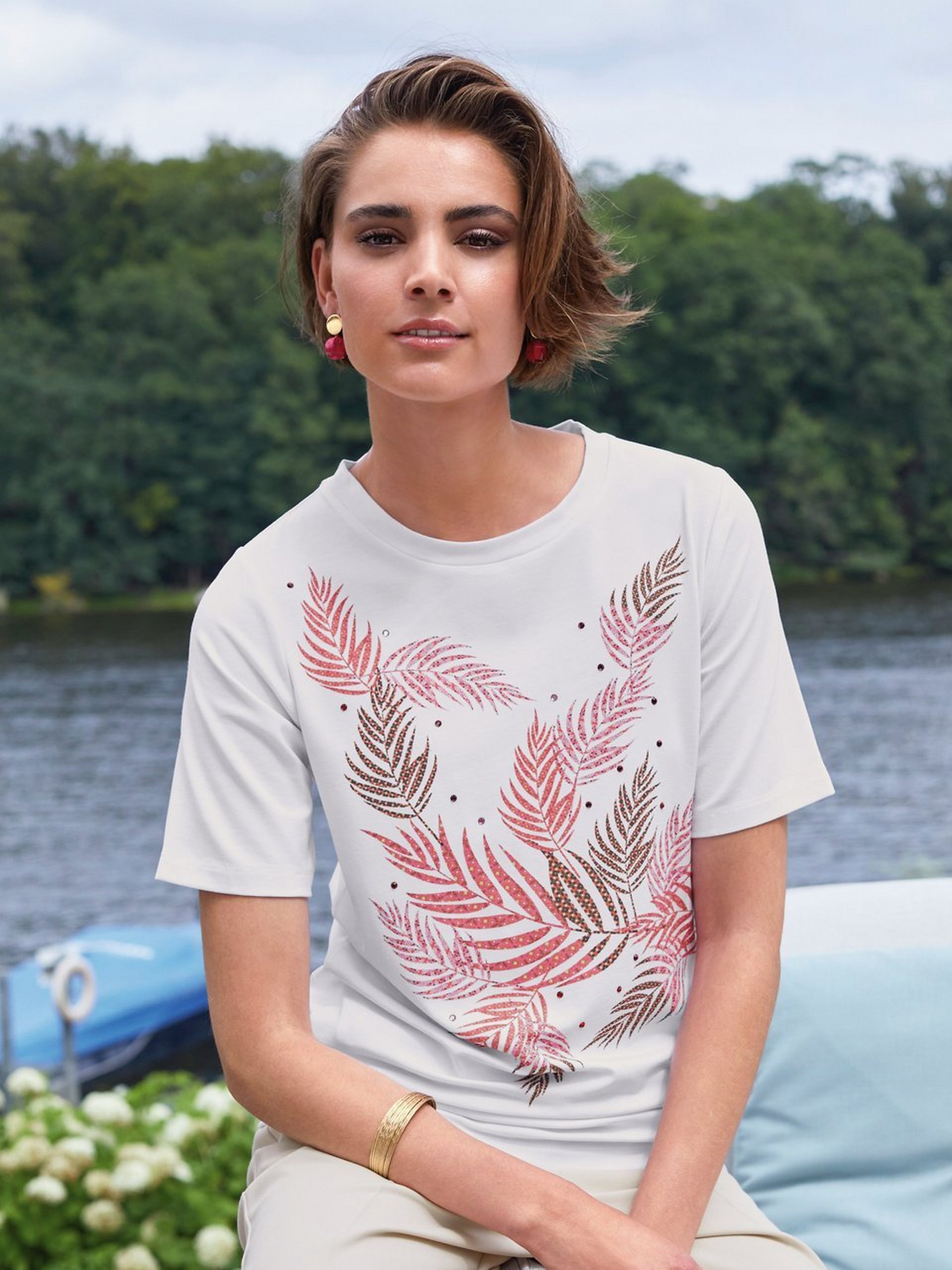 Shirt mit 1/2-Arm