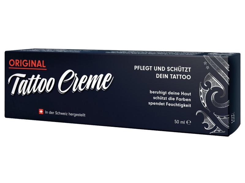 Hänseler Original Tattoo Creme 50 ml Pflegende, feuchtigkeitsspendende Creme für tätowierte Haut
