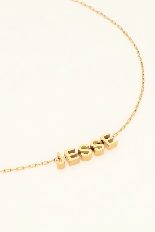 Atelier korte ketting met initials