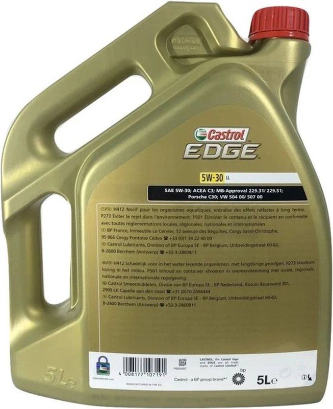 Castrol - Edge - Motorolie - 5W-30 - 5L