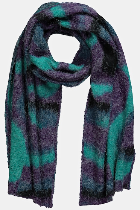 Strickschal, grafisches Muster, Jacquard-Strick