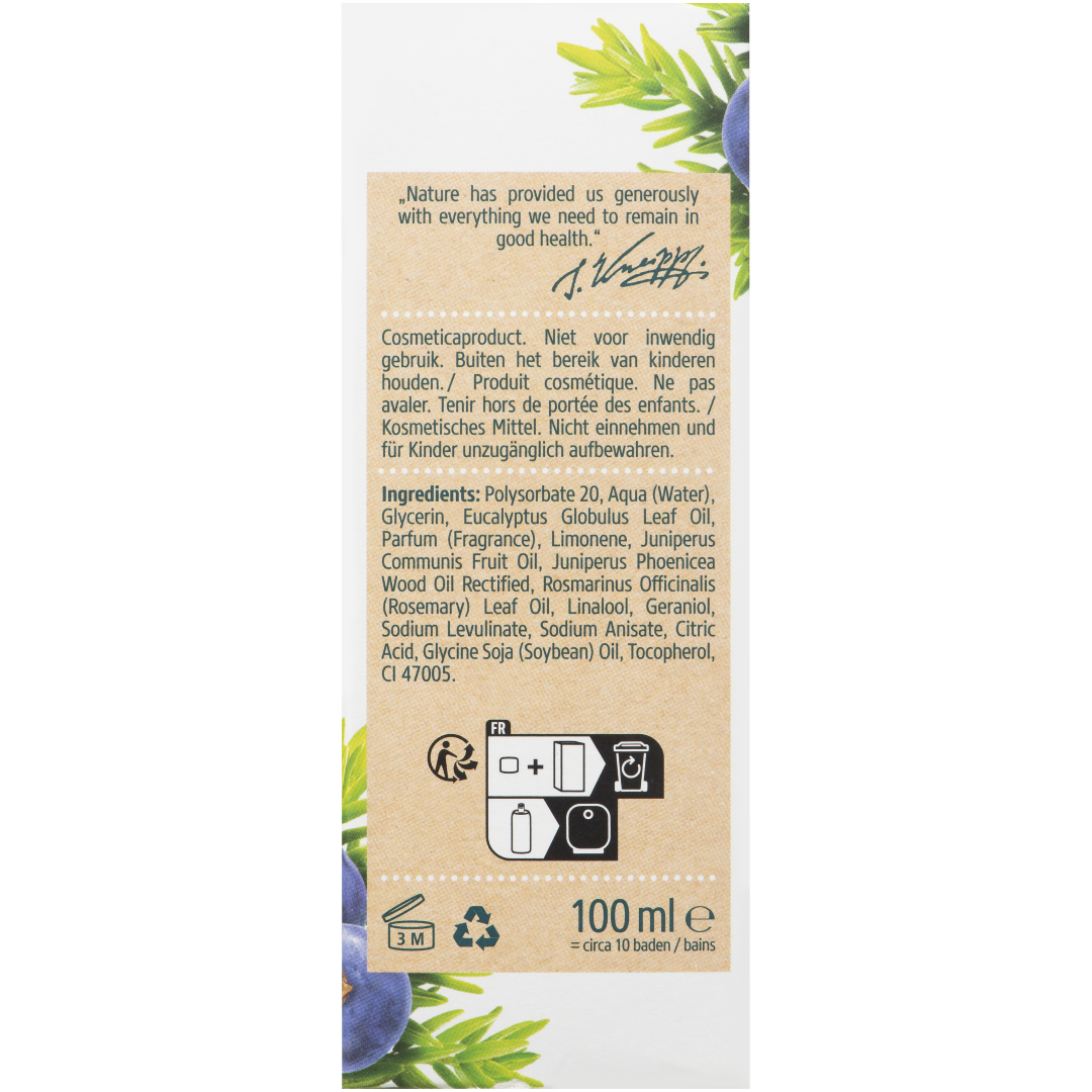 Kneipp Muscle soothing badolie jeneve (100 ml)