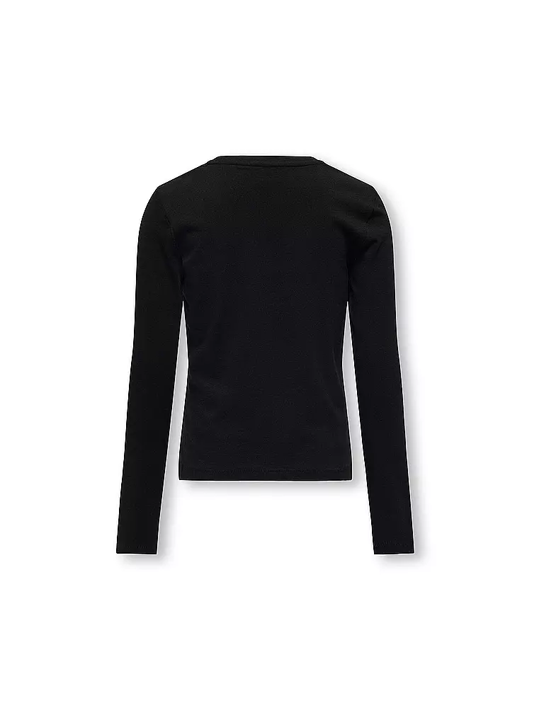 ONLY Mädchen Langarmshirt KOGKITA  schwarz