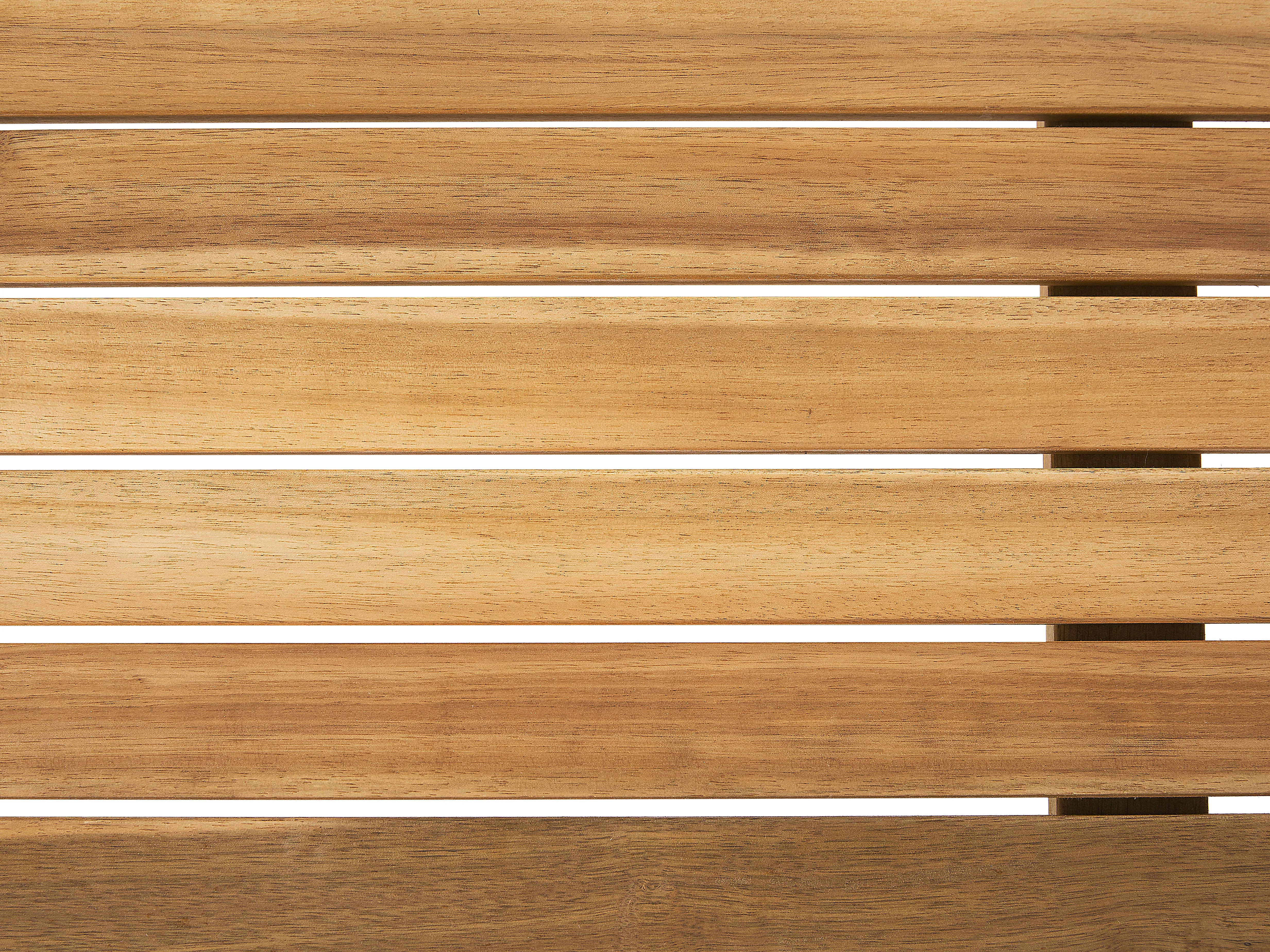 Loungeset met tafel 4-zits PACIFIC Acaciahout Zwart