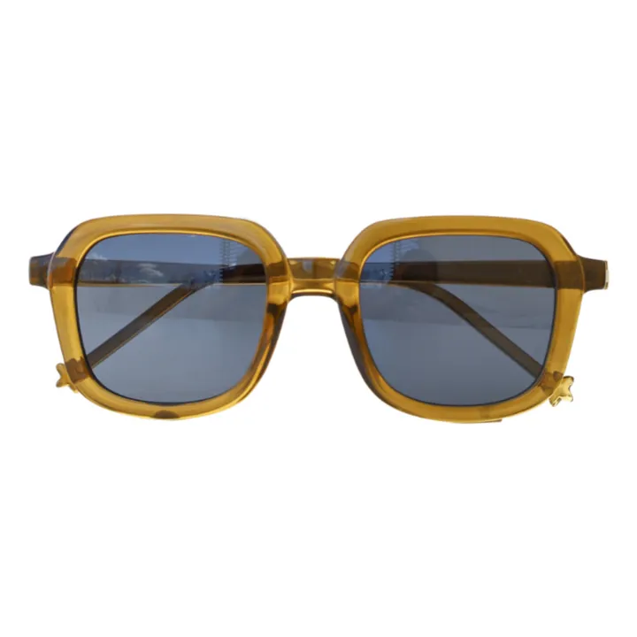 YEYE Lunettes de Soleil Bling | Vert olive