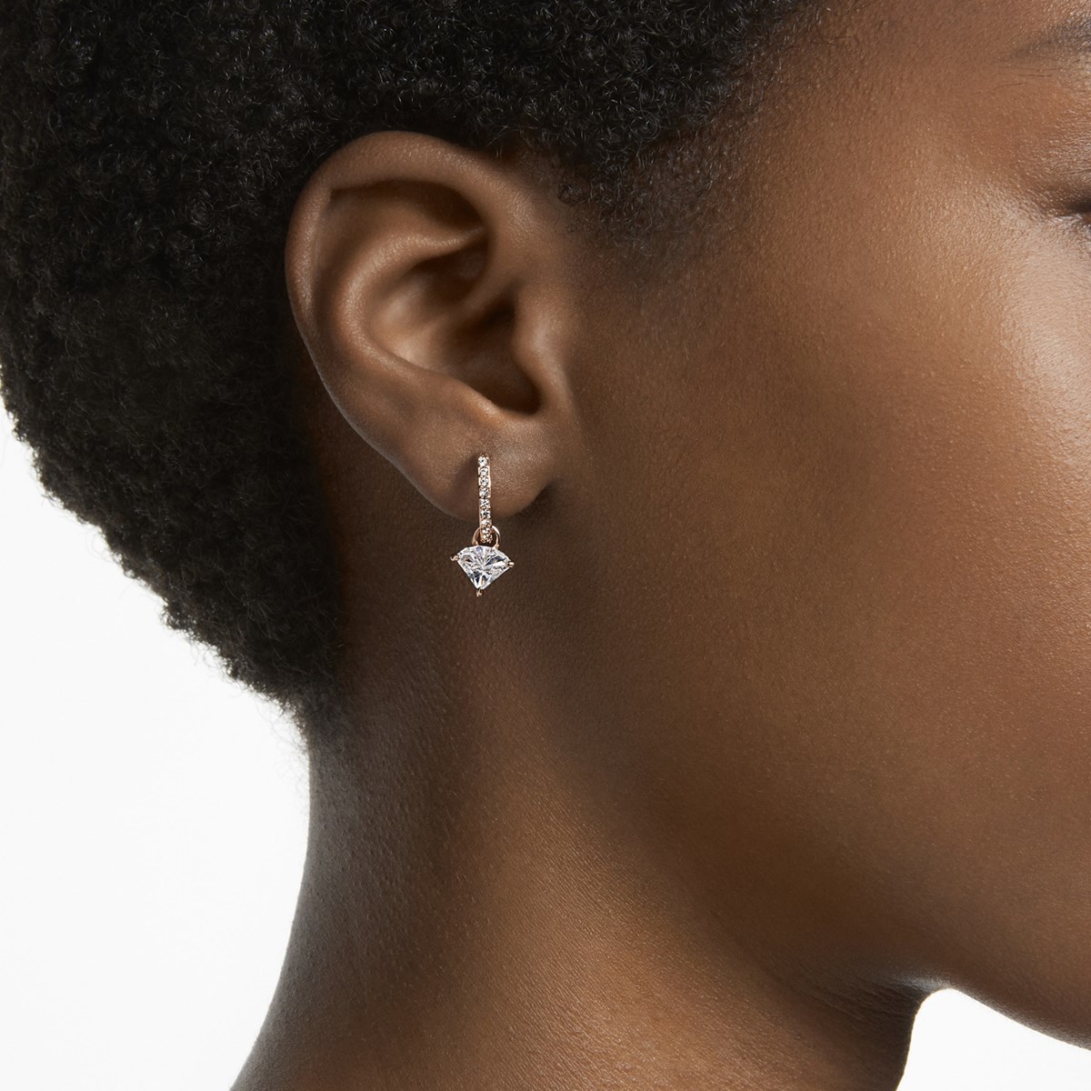 Boucles d'oreilles Swarovski Ortyx rosées