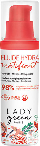 Lady Green Fluide Hydra Matifiant Bio Jeunes filles Flacon 40ml