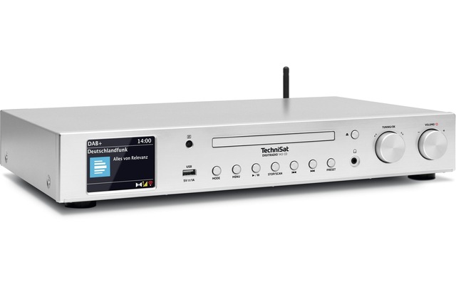 TechniSat Digitalradio (DAB+) »DigitRadio 143 CD V3« ( Digitalradio (DAB+) | FM-Tuner | Internetradio )