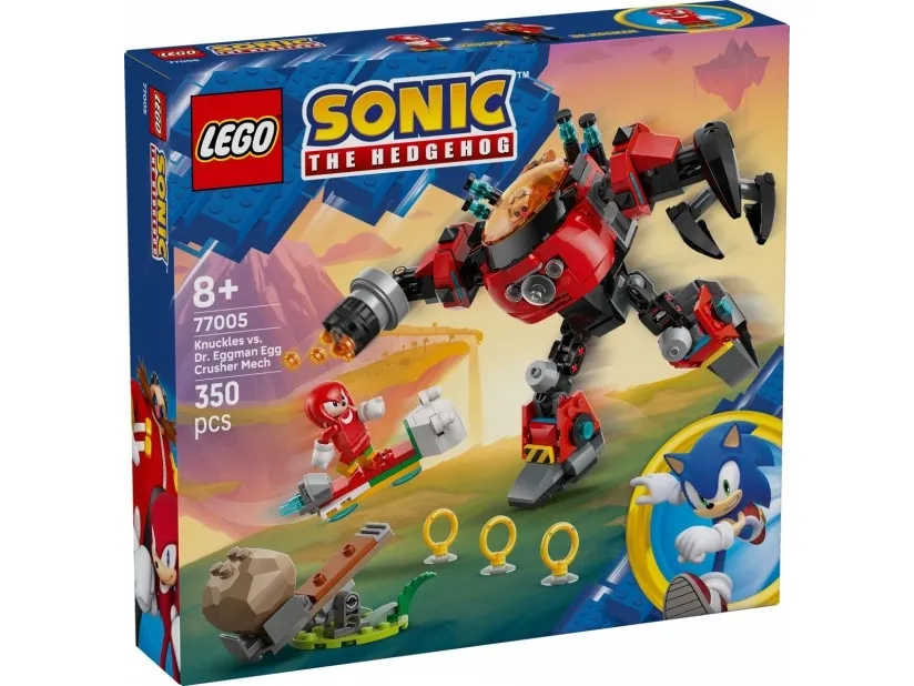 LEGO Sonic 77005 Knuckles mod dr. Eggmans Egg Crusher-mech