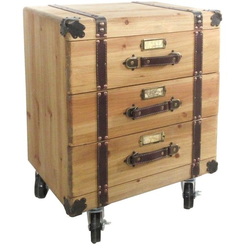 Signes Grimalt - Mueble con 3 Cajones Marrón