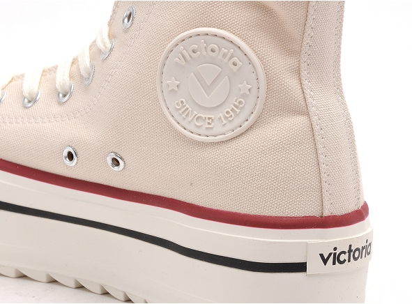 Victoria boots bottine femme tribu doble lona  1061121 beige