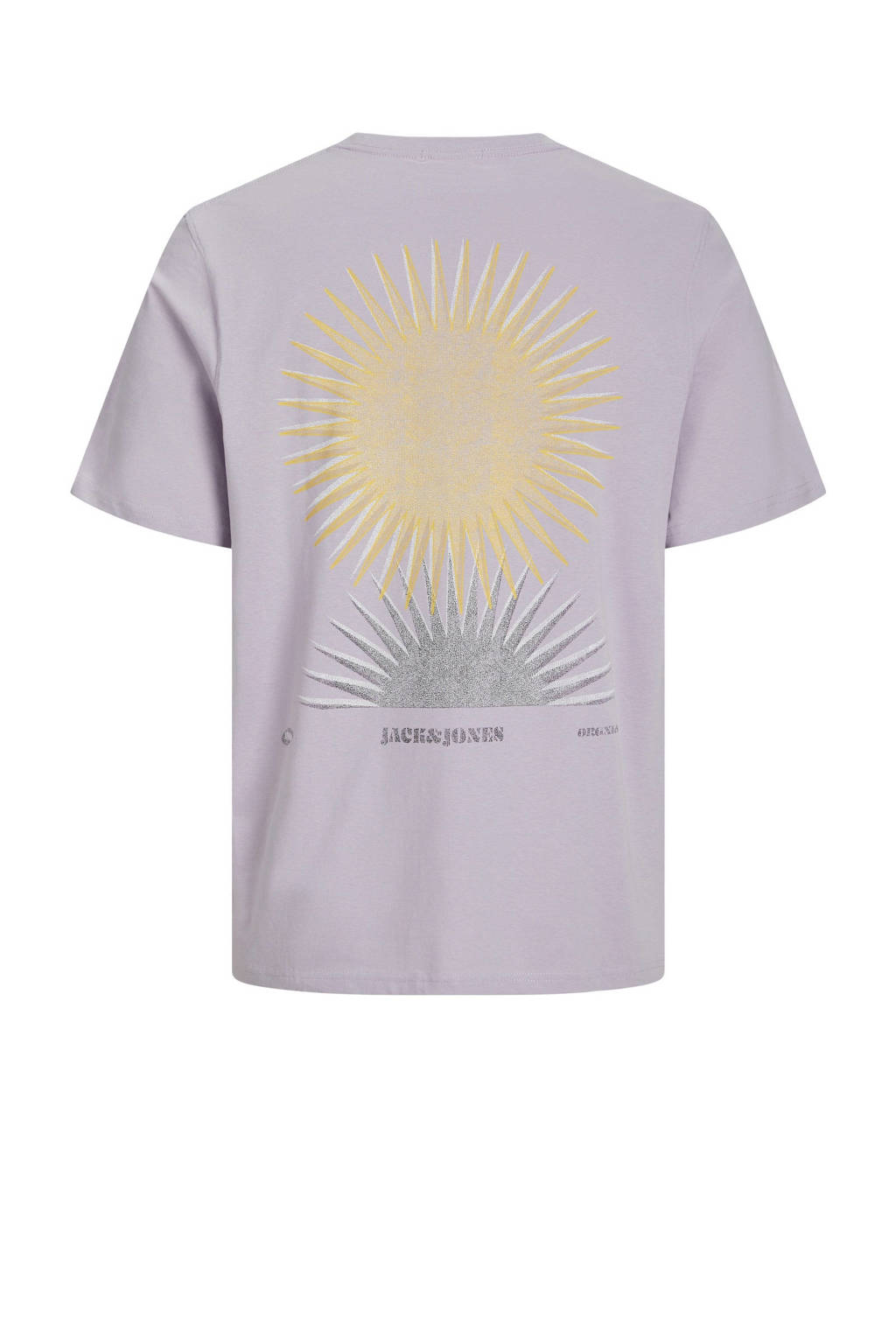 JACK & JONES T-shirt JORMARBELLA met backprint lila