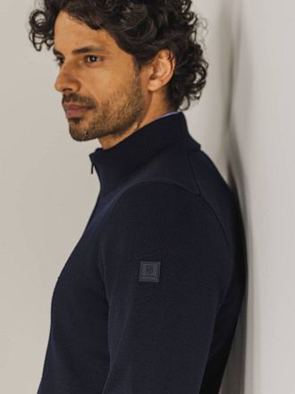 State Of Art Half Zip Trui Wol Blend Navy 13191003-5900 kopen