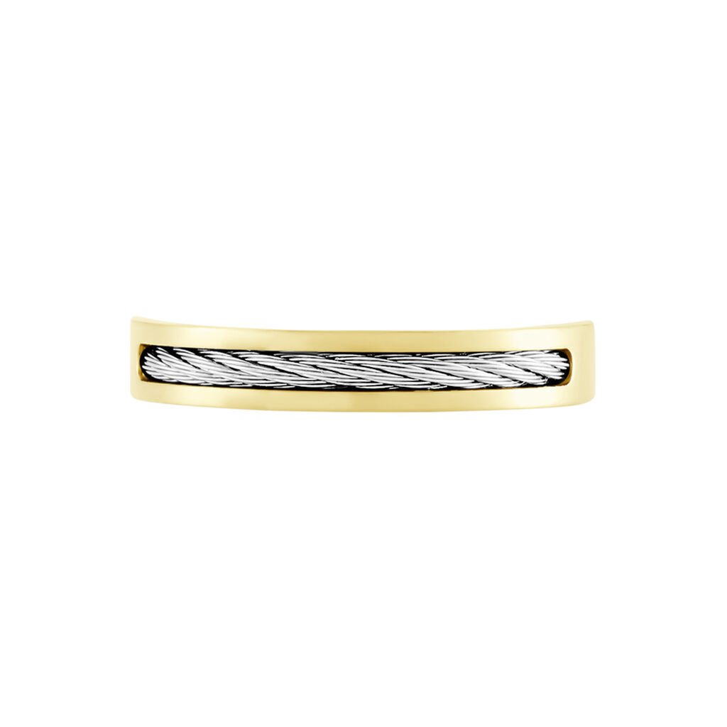 Bague Andro Acier Bicolore