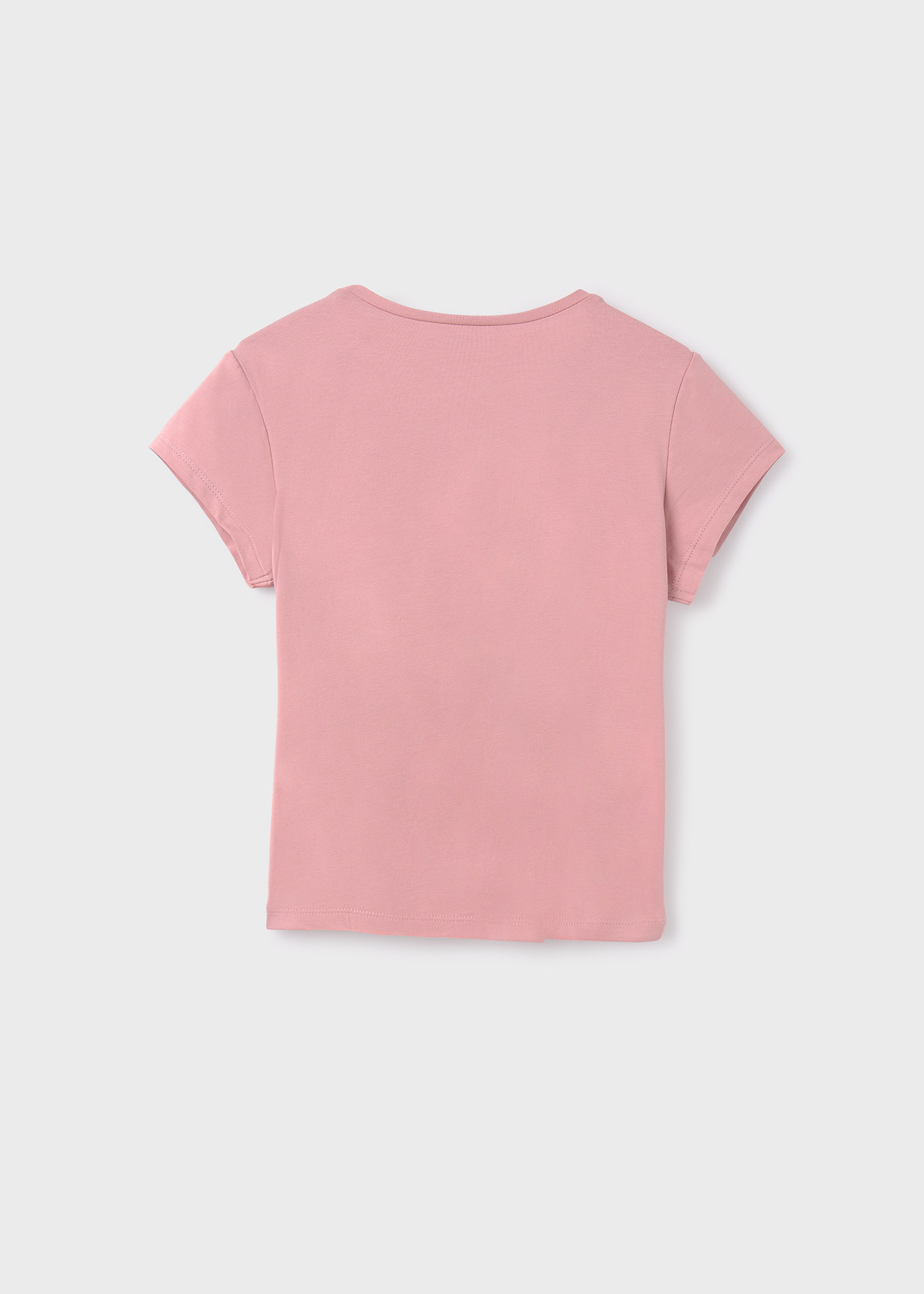 Camiseta com a frase bordada 