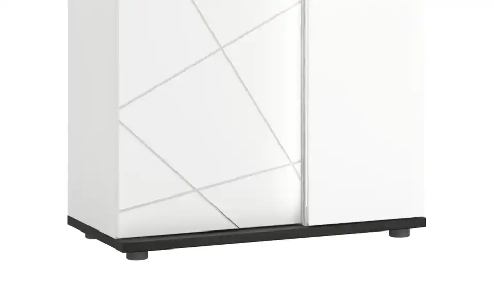 Vitrine Venezia Tür mit Glaseinsatz links