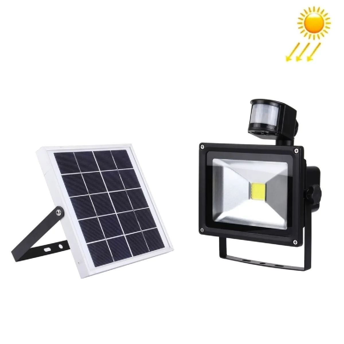 Wewoo Projecteur Infrarouge LED Solaire 20W