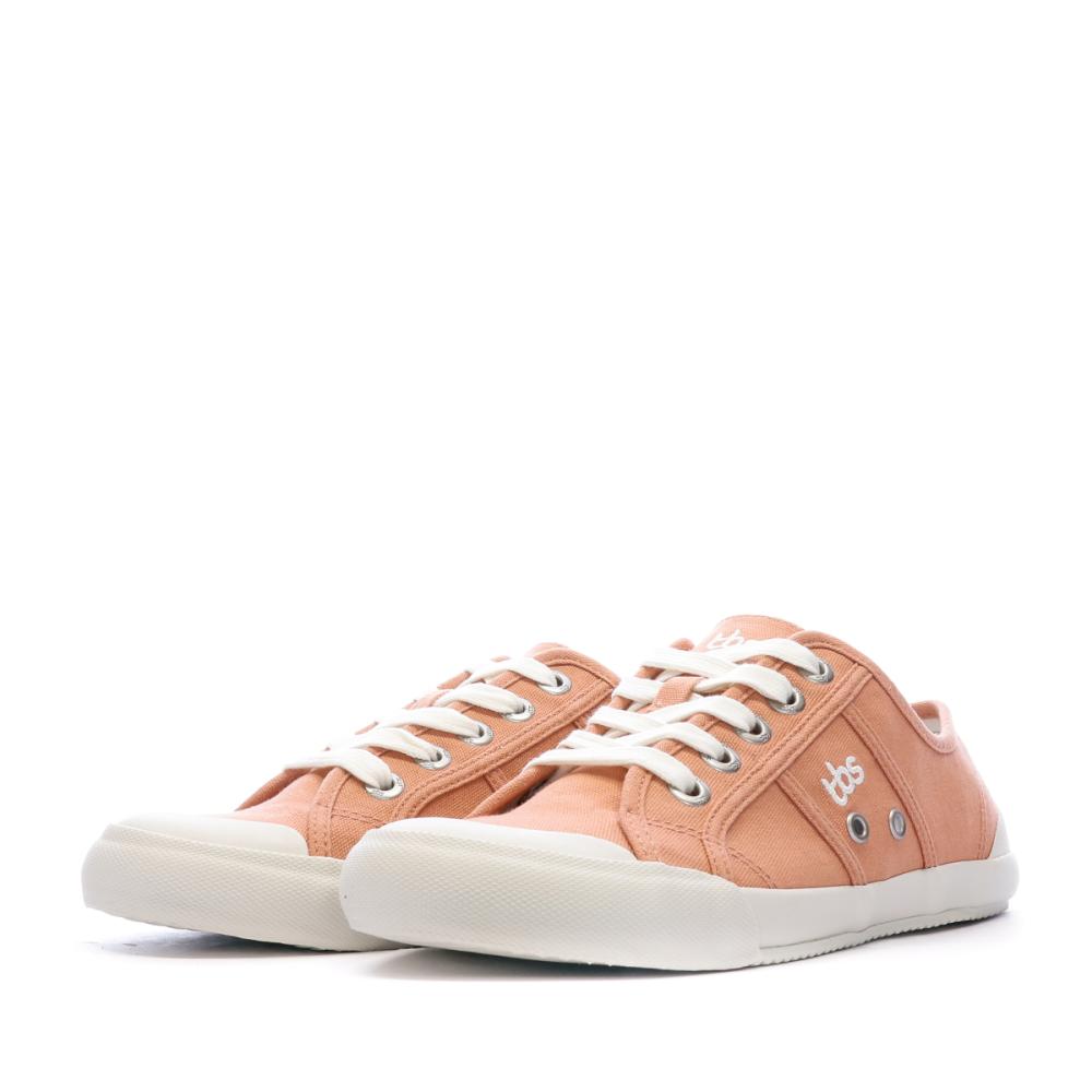 TBS Baskets en Toile Corail Femme TBS Opiace