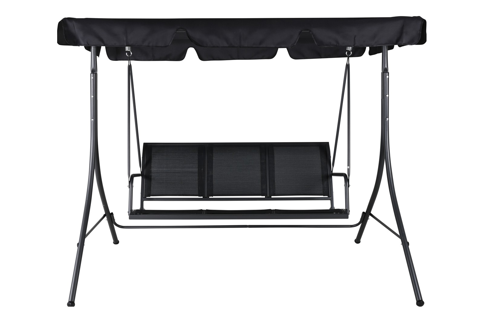Musse Hammock Sortlakkert med sort textilene
