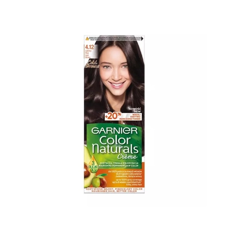 Garnier Color Naturals Haarverf /4.12/ IJsbruin