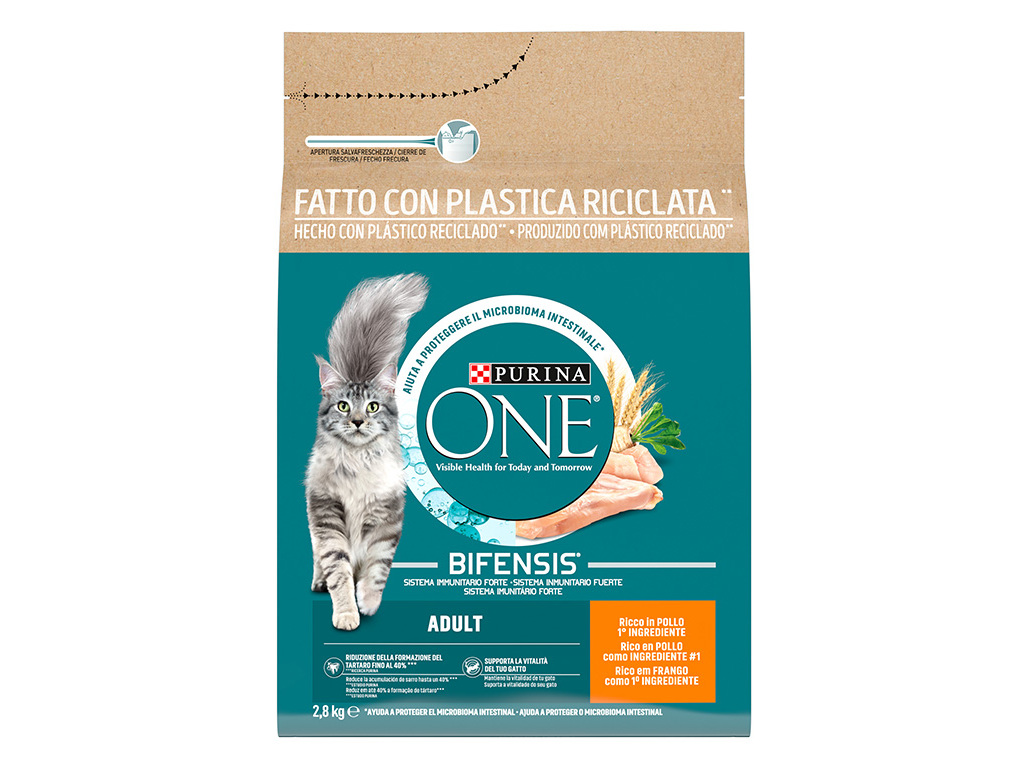 RAÇÃO PARA GATO PURINA ONE ADULTO COM FRANGO 2.8KG