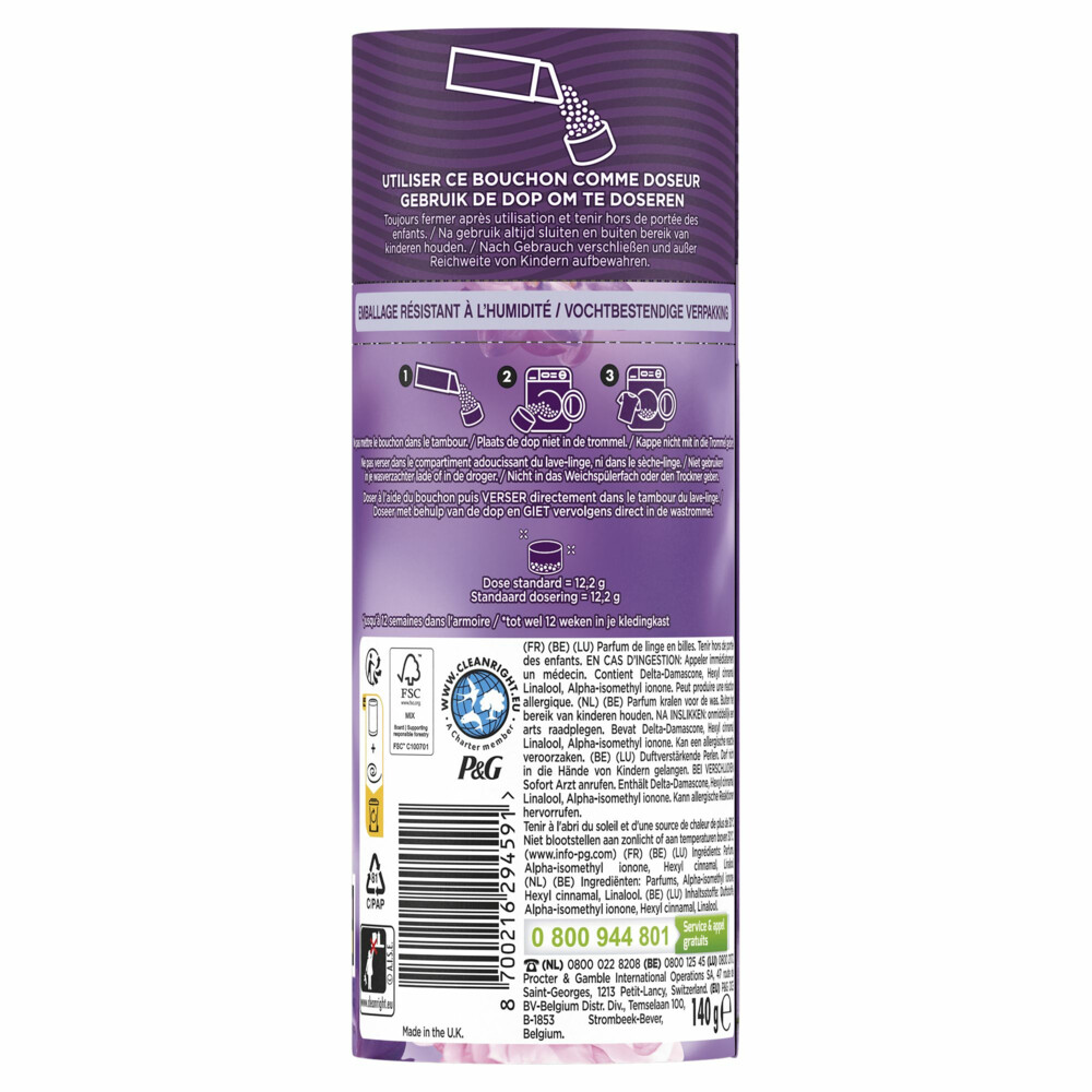 Lenor In-Wash Geurbooster Bloemen Boeket 11 wasbeurten140 gr
