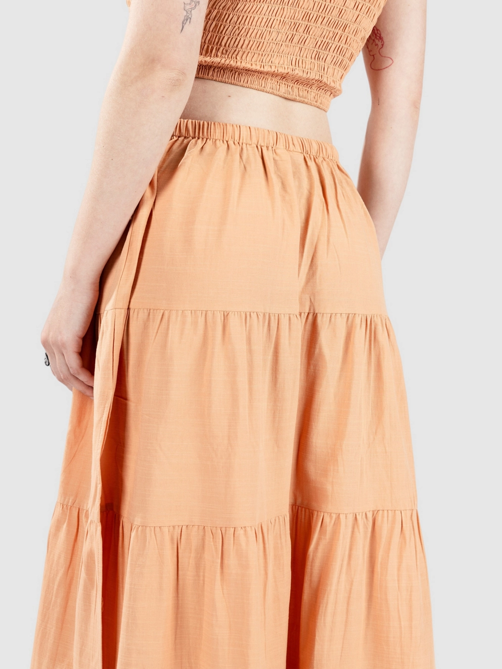 Rhythm Sammy Smocked Tank Top peach