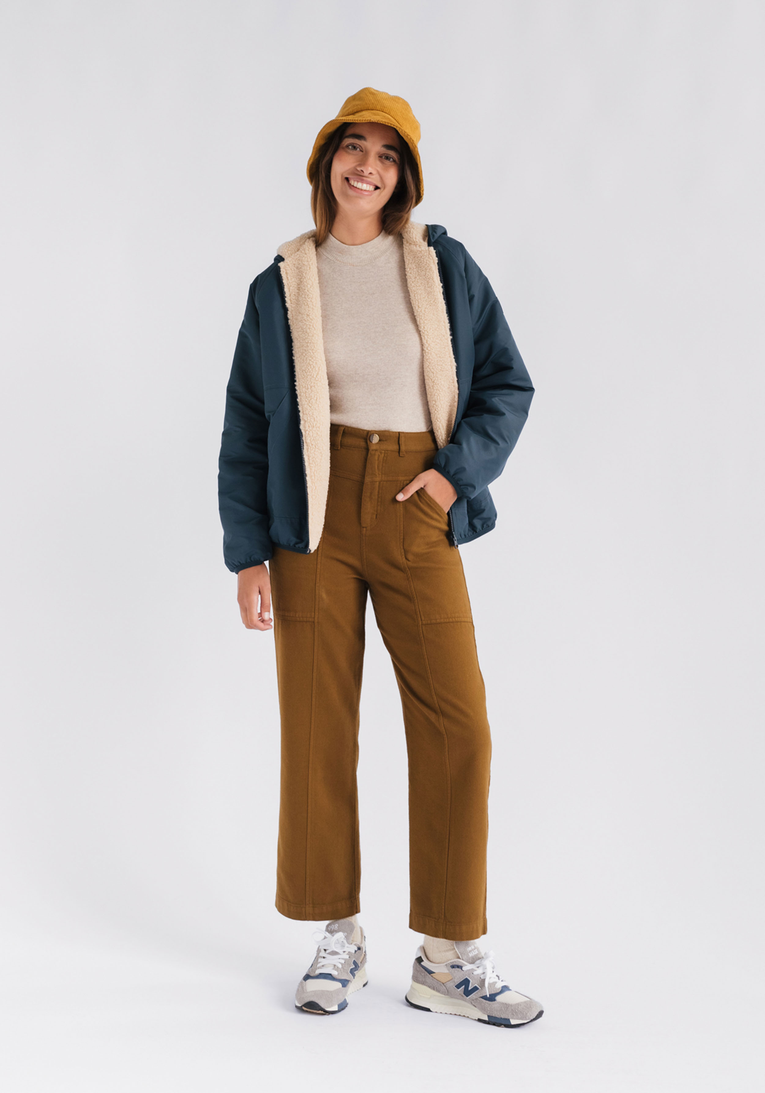 Twothirds Wendbare Jacke Crozier Blue Orion