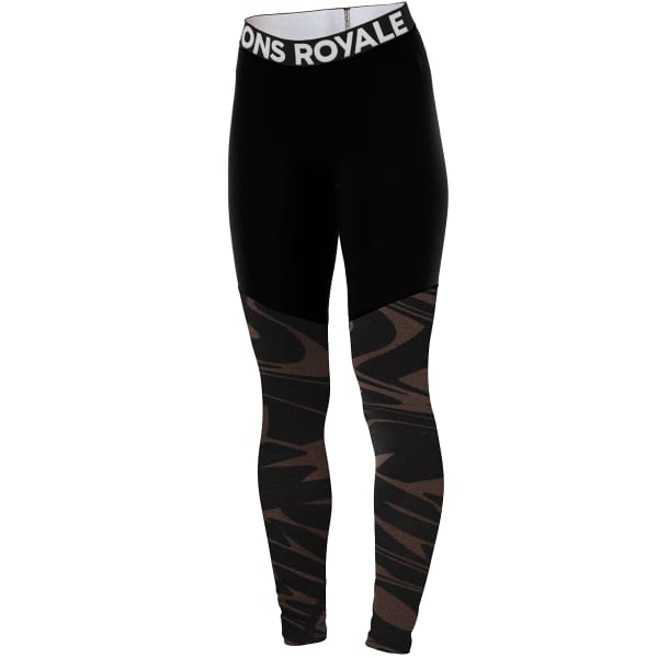 Collant thermique MONS ROYALE W CASCADE MERINO FLEX 200 LEGGING SIGNAL LOST CEDAR