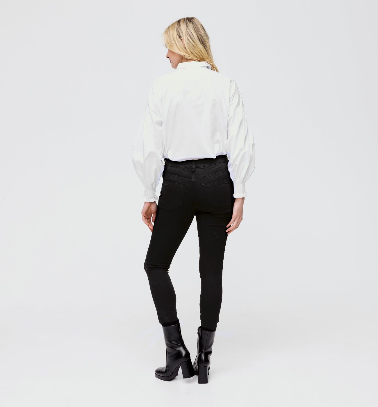 Jeggings en toile Femme - Noir