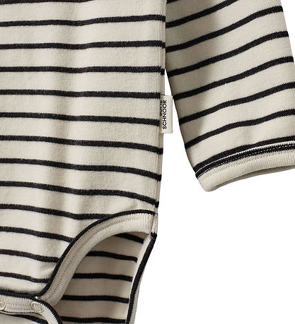 Sofie Schnoor Body L/æ - Samuelsb - Black Striped