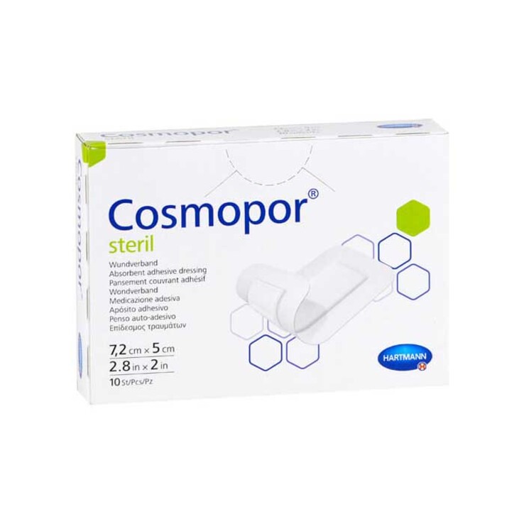 Cosmopor steril 5x7,2cm Cpc, 10 St