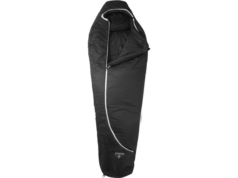 Grüezi Bag Schlafsack Synpod Fusion Zero 185 Nylon, Dark As 3-Season-Schlafsack