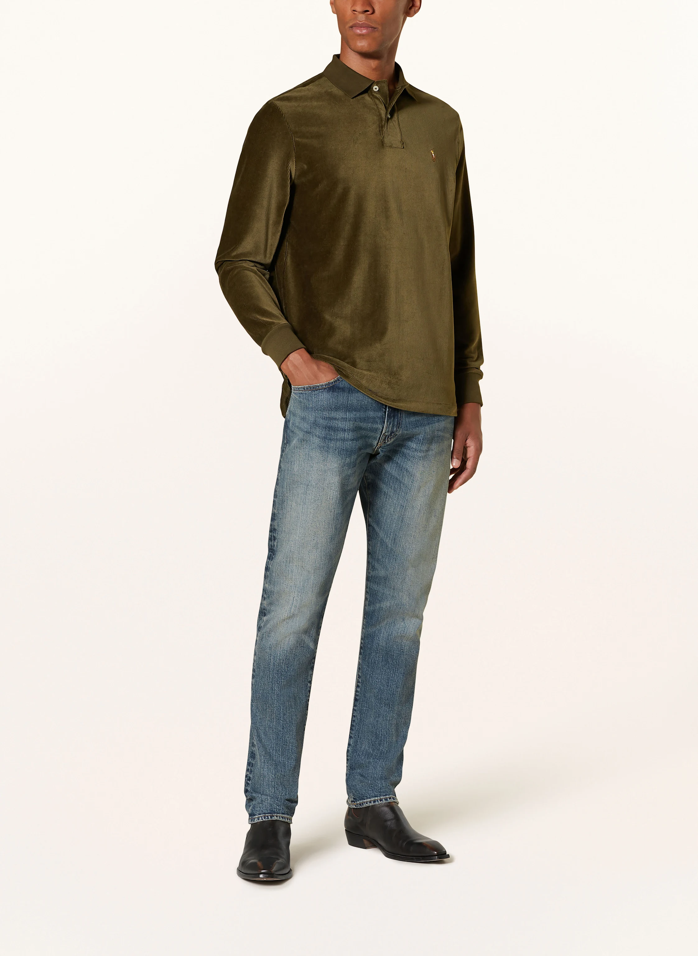 POLO RALPH LAUREN Cord-Poloshirt Classic Fit
