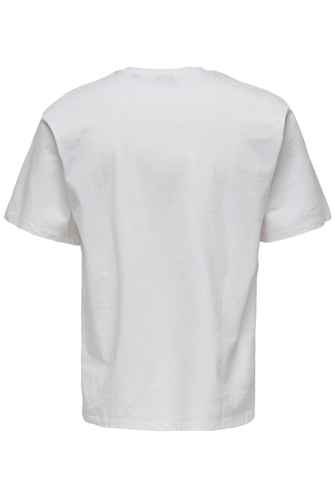 Only & Sons witte heren t-shirt