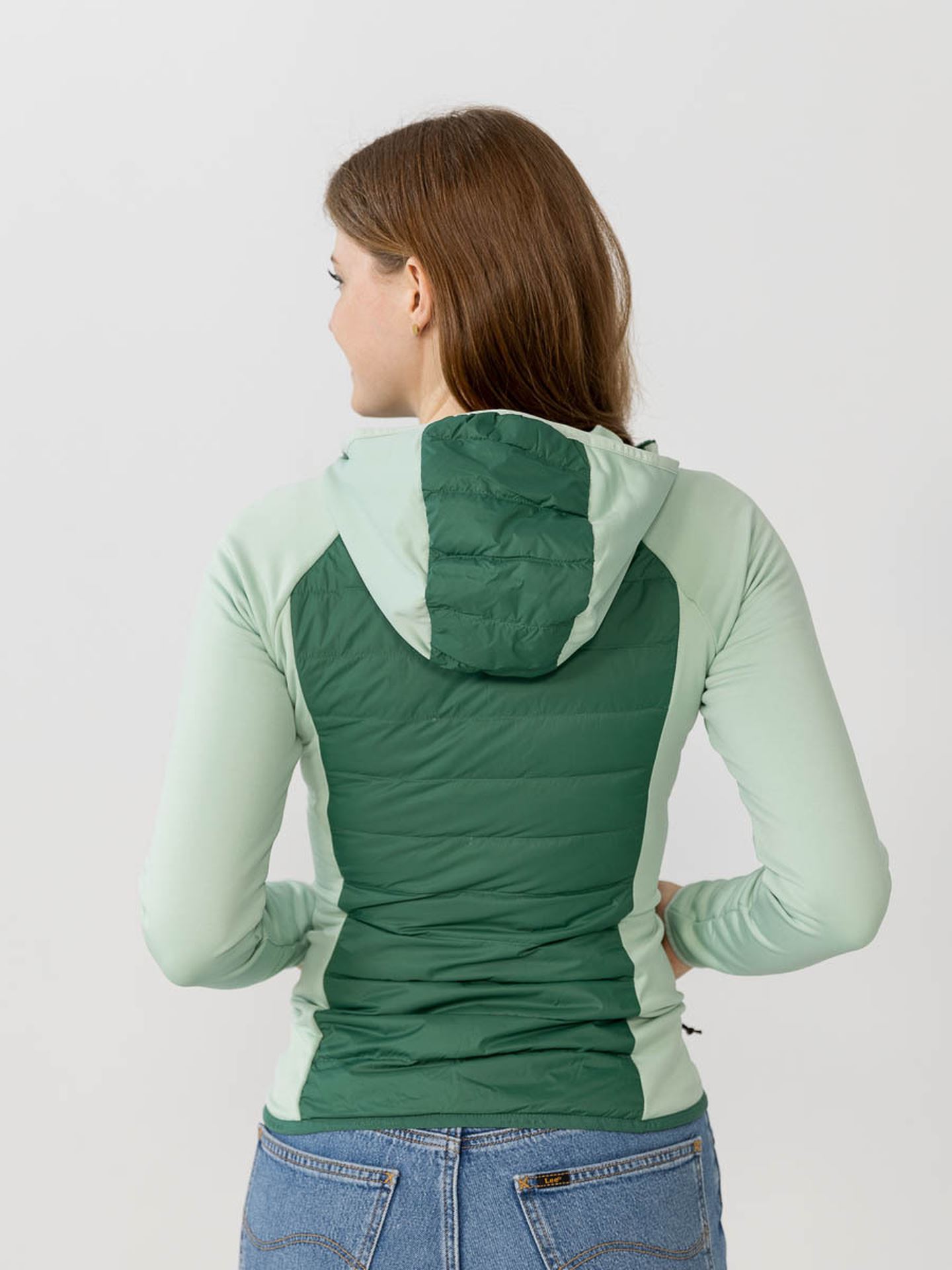 Down Hybrid Hood Jacket