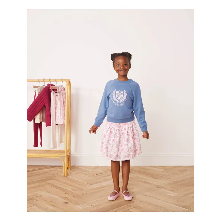 Bonton Sweat Star Coton Bio | Bleu