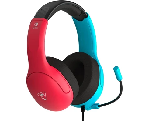 Turtle Beach Airlite Fit Wired Gaming Headset - Neon Blue   Red