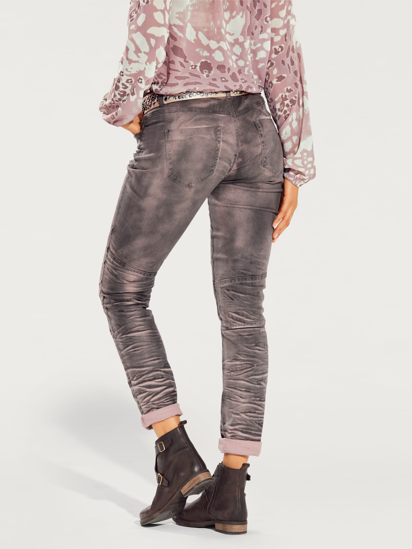 Pantalon boyfriend coupe droite