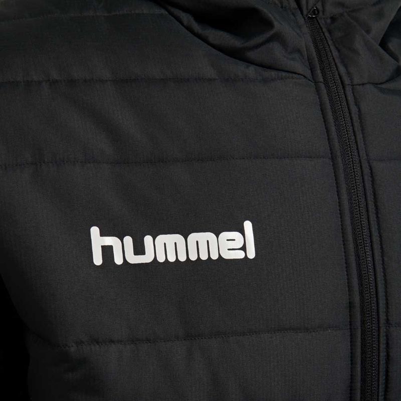 Hummel - hmlPROMO Kids Bench Jas - Zwart - Polyester - Gewatteerd Ontwerp