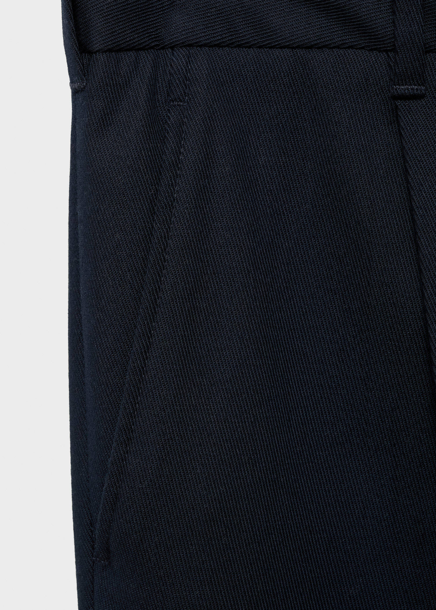 Mango Man straight pantalon donkerblauw