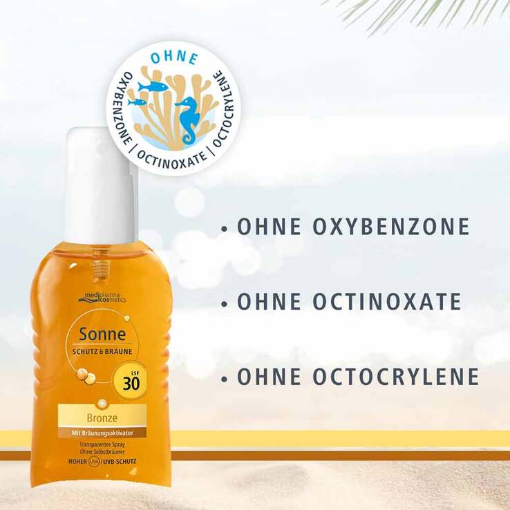 Sonne Schutz & Bräune Spray bronze LSF 30, 200 ml