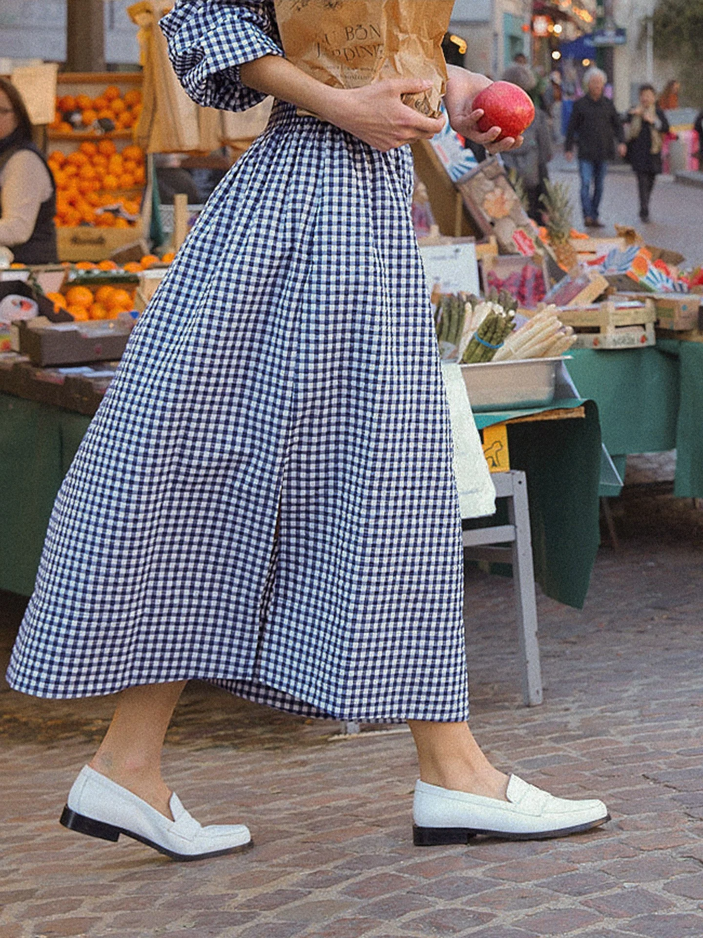 LISSA WHITE - Mocassins en cuir nappa | Blanc