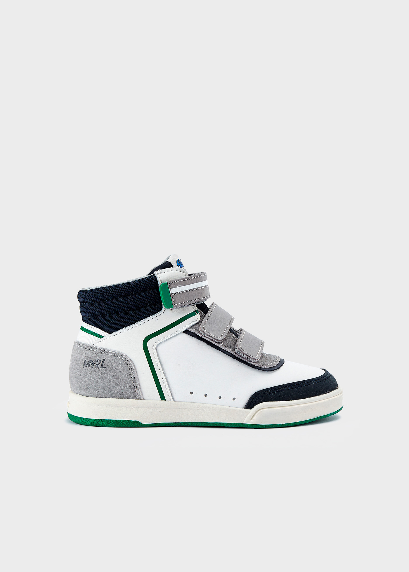 Bota infantil de couro, estilo urbano e esportivo