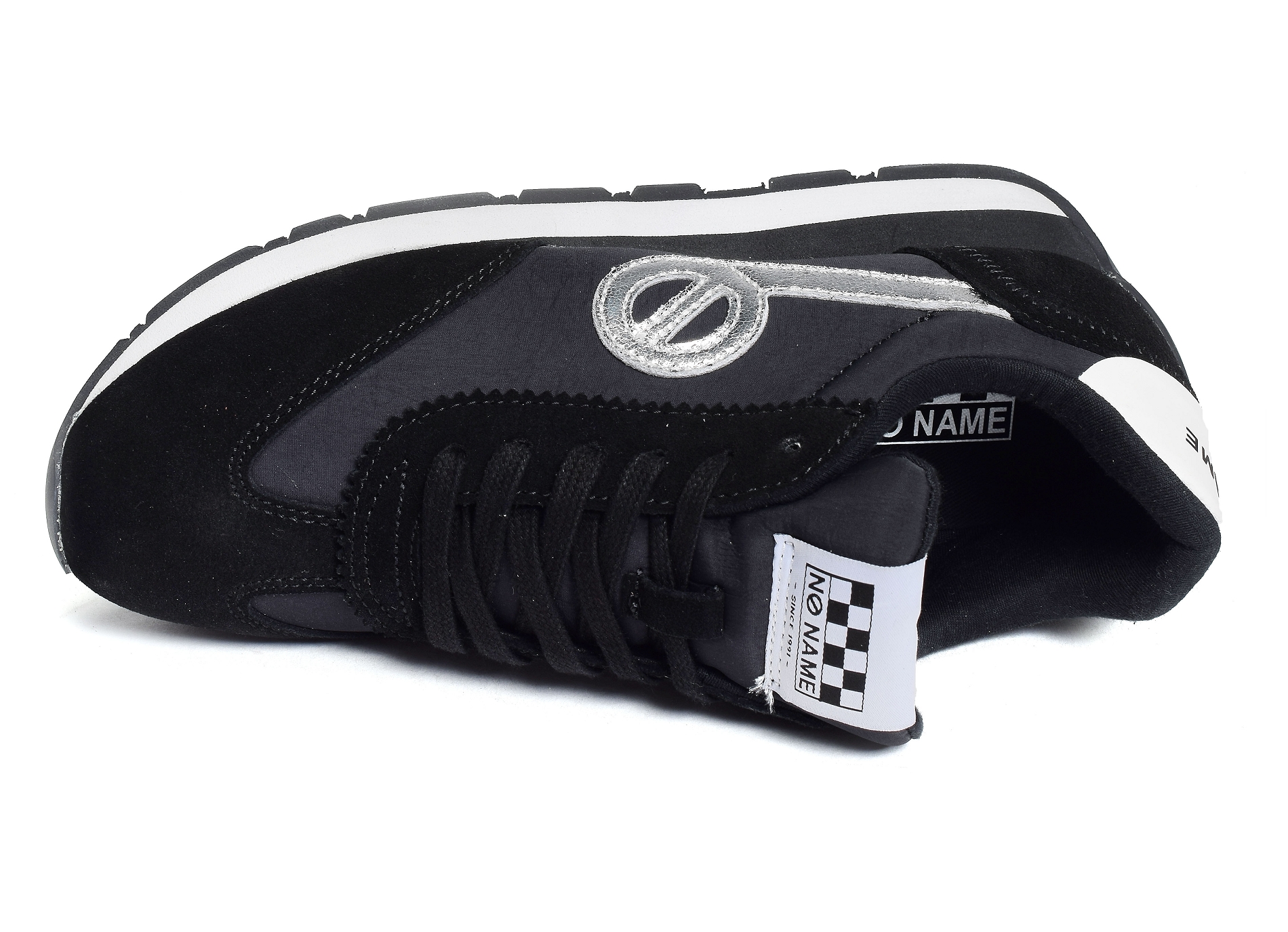 City run jogger noir argent